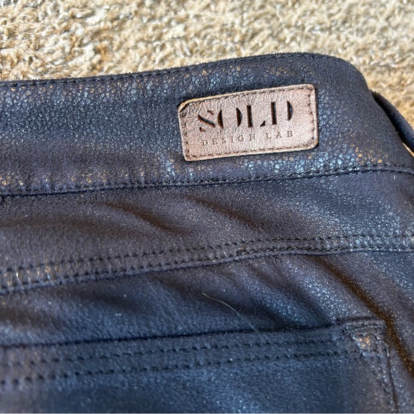 Design Labs SOHO Super Skinny leather look pants. Size 27 - Picture 4 of 8